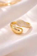 Gold Plated Zircon Ring