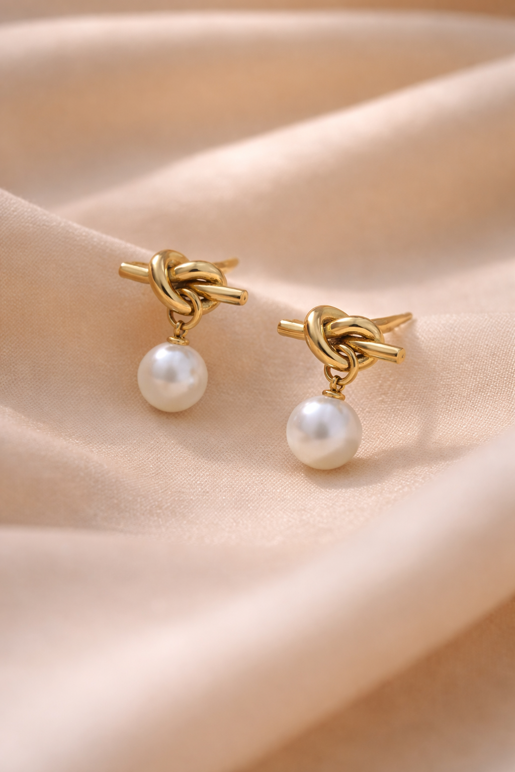 Knot Gold Earrings